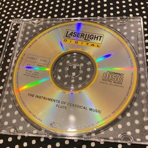 The instruments of classical music Flute. No original case